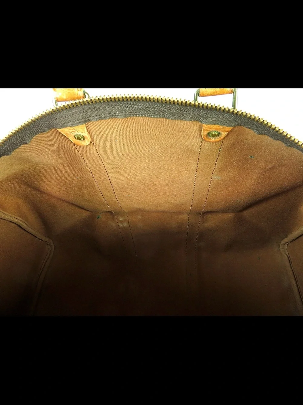 Louis Vuitton Brown Monogram Keepall Duffel Bag